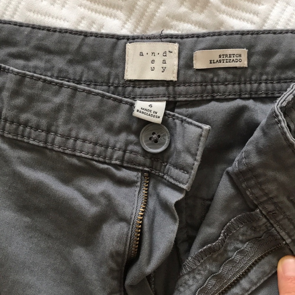 Gray Khaki Shorts